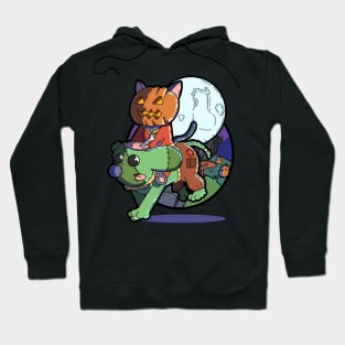 running away from the pumpkin field Hoodie